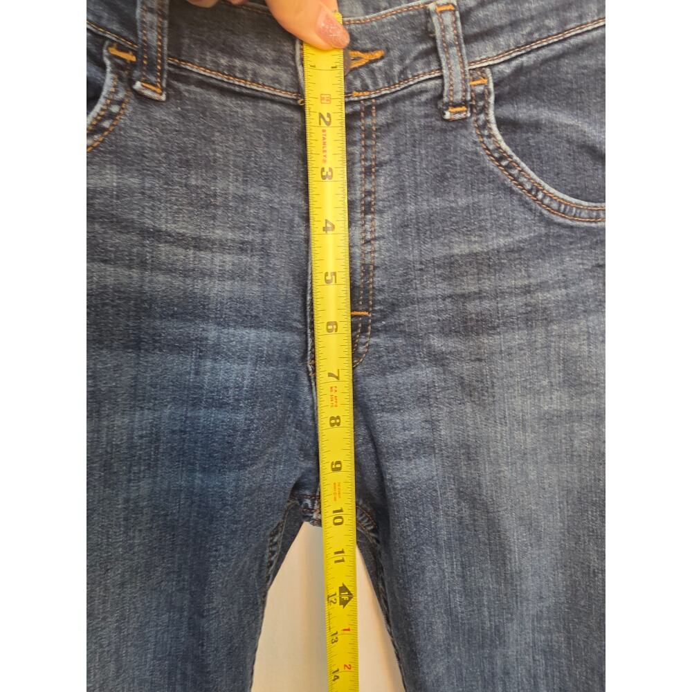Wrangler Boys Youth Dark Wash Stretch Jeans - Size 16 Regular (Adjustable Waist) - Picture 6 of 6